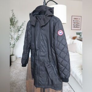 Canada Goose Black Quilted Jacket Size L